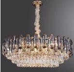 Silver Body +smoke grey and clear  Crystals